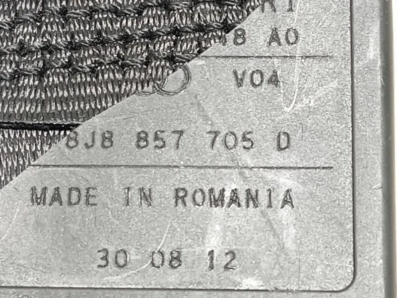 Cintura DI Sicurezza Sedile ANT SX 8J8 857 705 D Audi TT 8J3 2010