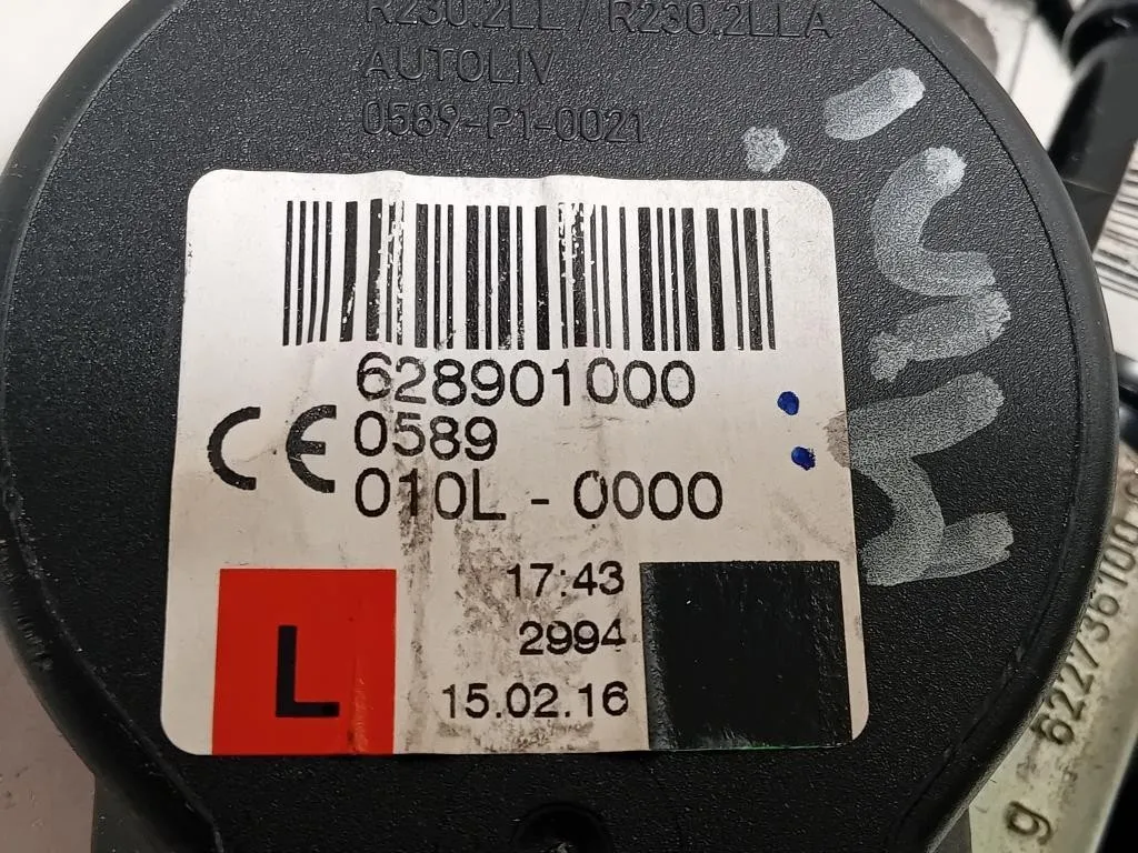 Cintura DI Sicurezza Sedile ANT SX 628901000 Bmw X1 E84 2010