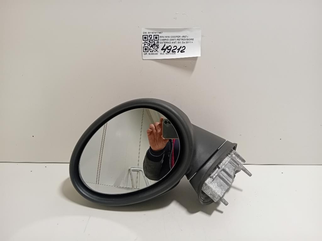 Retrovisore Esterno ANT SX 51167417467 Mini MINI Cooper R57 Cabrio 2007