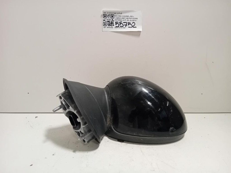 Retrovisore Esterno ANT SX 51167417467 5 FILE Mini MINI Cooper R57 Cabrio 2007