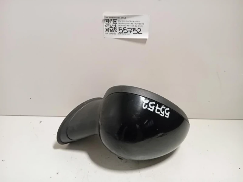 Retrovisore Esterno ANT SX 51167417467 5 FILE Mini MINI Cooper R57 Cabrio 2007