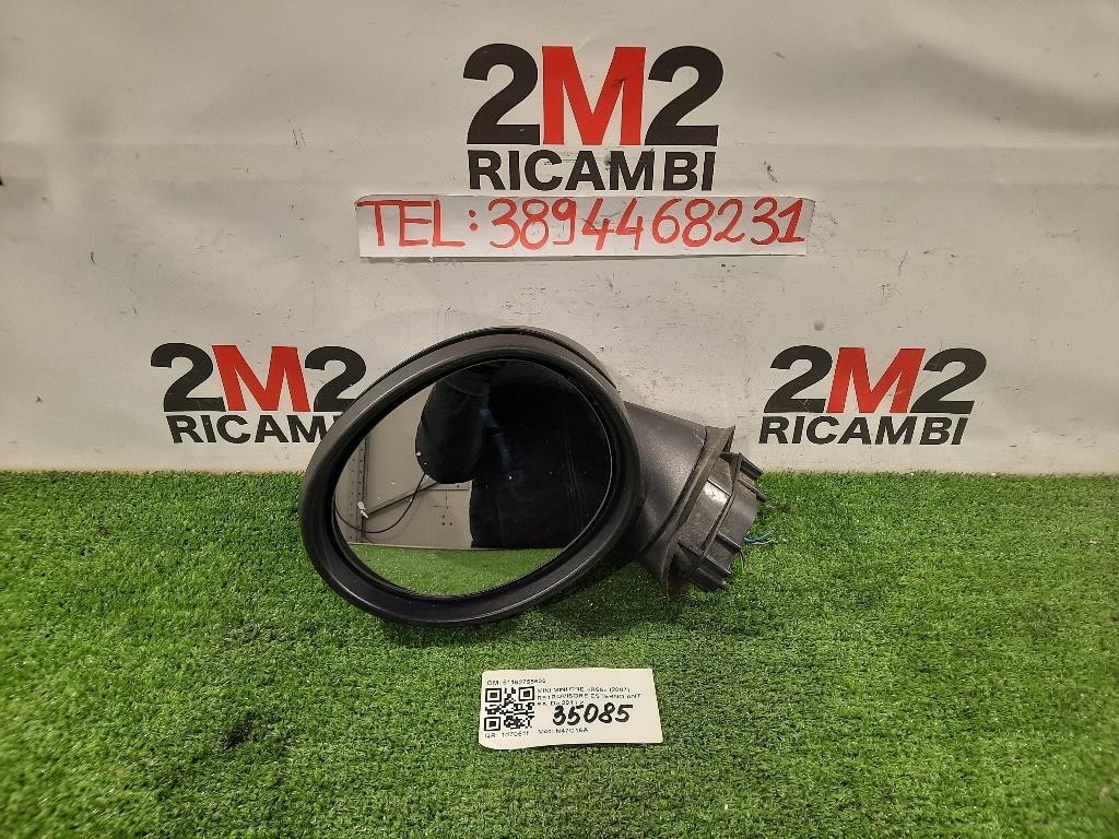 Retrovisore Esterno ANT SX 51162755636 Mini MINI ONE R56 2007