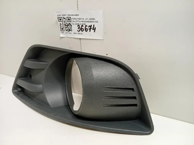 Calotta Fendinebbia DX 5S6Y-15A245-ABW Ford Fiesta VI 2008