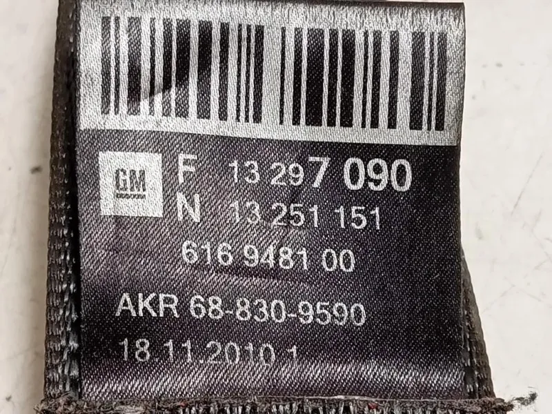 Cintura DI Sicurezza Sedile ANT SX 619668300A Chevrolet Orlando 2011