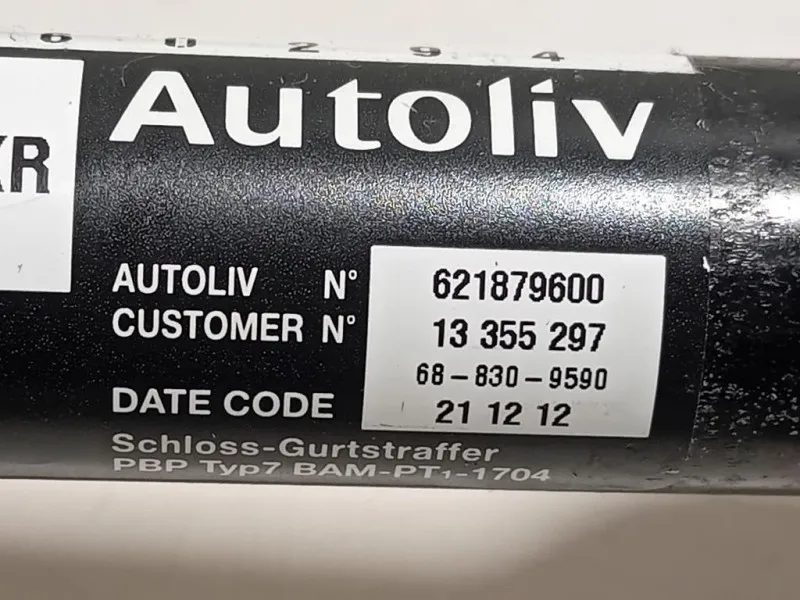 Cintura DI Sicurezza Sedile ANT SX 619668300621879600 Chevrolet Orlando 2011