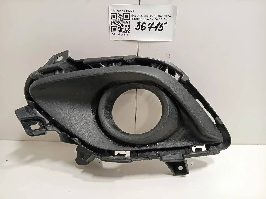 Calotta Fendinebbia SX GHR4-50C21 Mazda 6 III 2013