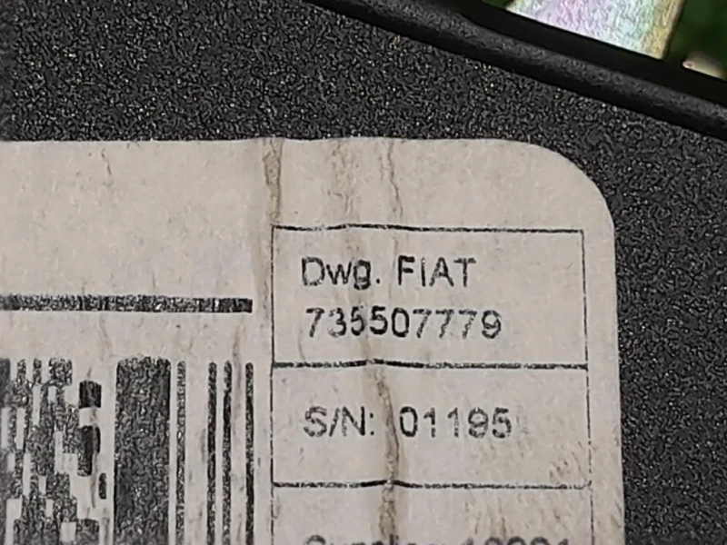 Cintura DI Sicurezza Sedile ANT SX 735507779 Citroen Jumper III 2014