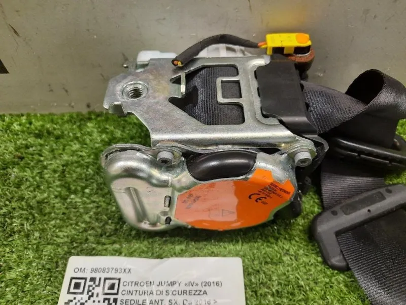Cintura DI Sicurezza Sedile ANT SX 98083793XX Citroen Jumpy IV 2016