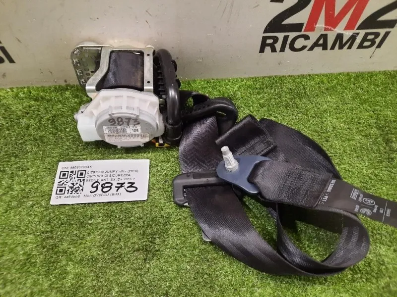 Cintura DI Sicurezza Sedile ANT SX 98083793XX Citroen Jumpy IV 2016
