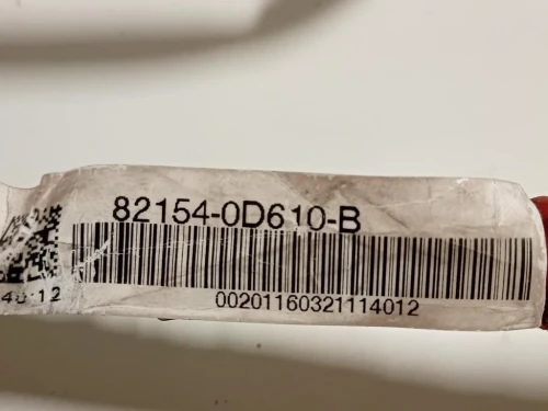 Cablaggio Porta Posteriore SX 82154-0D610 Toyota Yaris IV 2017