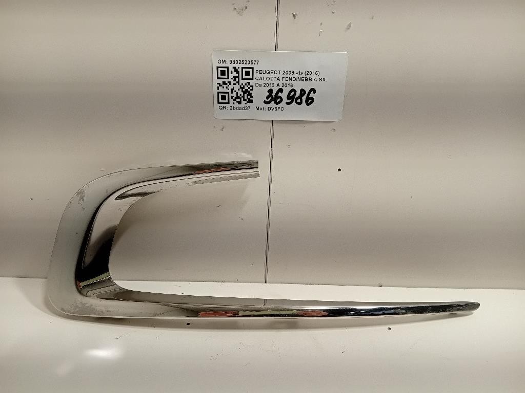 Calotta Fendinebbia SX 9802523577 1269584 Peugeot 2008 I 2016