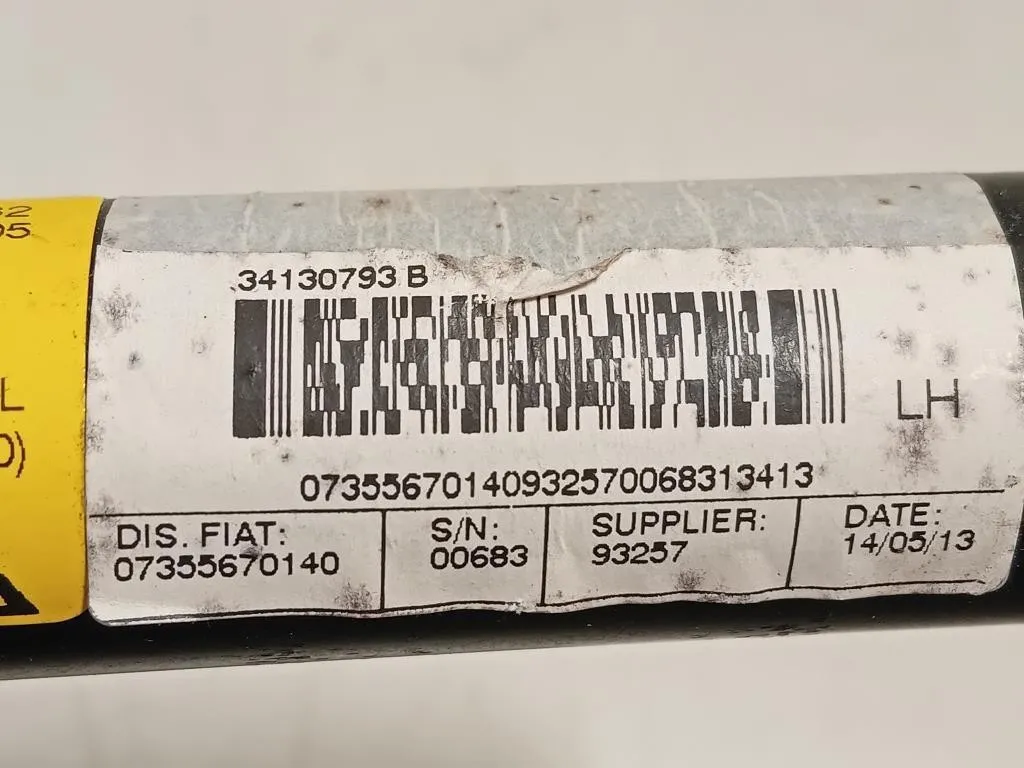 Cintura DI Sicurezza Sedile ANT SX 34133033D34130793B Fiat 500L 2013