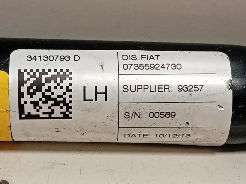 Cintura DI Sicurezza Sedile ANT SX 07355572980 Fiat 500L 2013