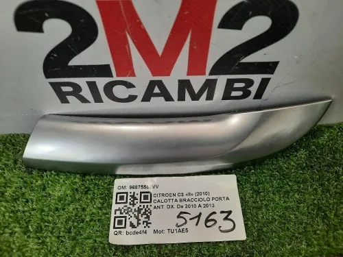 Calotta Bracciolo Porta ANT DX 96875582VV Citroen C3 II 2010