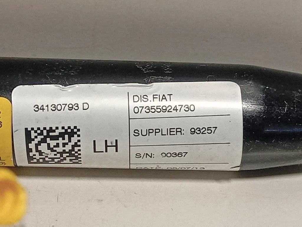 Cintura DI Sicurezza Sedile ANT SX 0735557301034130793D Fiat 500L 2013