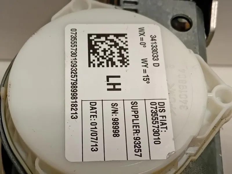 Cintura DI Sicurezza Sedile ANT SX 0735557301034130793D Fiat 500L 2013