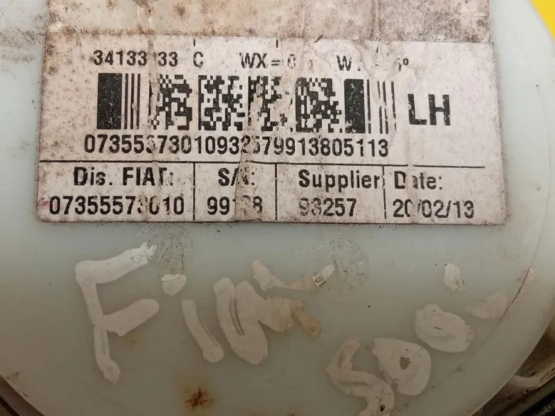 Cintura DI Sicurezza Sedile ANT SX 0735557301034130793B Fiat 500L 2013