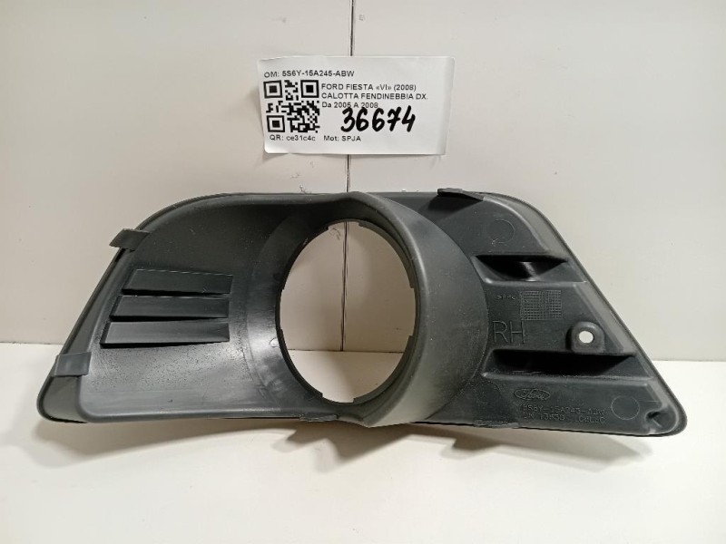Calotta Fendinebbia DX 5S6Y-15A245-ABW Ford Fiesta VI 2008