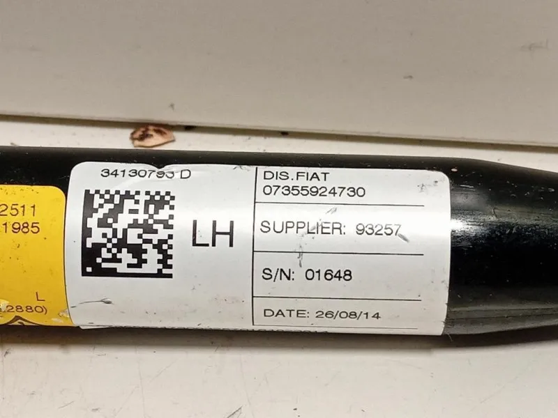 Cintura DI Sicurezza Sedile ANT SX 0735599701007355924730 Fiat 500L Living 2013