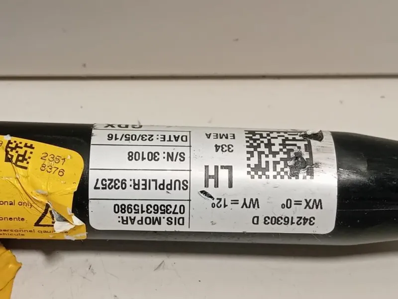 Cintura DI Sicurezza Sedile ANT SX 34179169 Fiat 500X 2015