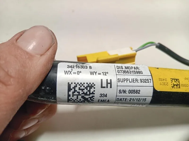 Cintura DI Sicurezza Sedile ANT SX 7356315980 Fiat 500X 2015