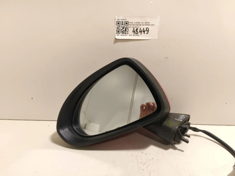 Retrovisore Esterno ANT SX VETRO SPECCHIO SPECCHIETTO Opel Corsa E 2014