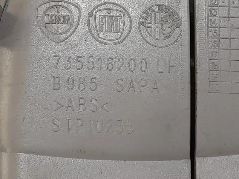 Cintura DI Sicurezza Sedile ANT SX 34123857B Fiat Punto III 2012