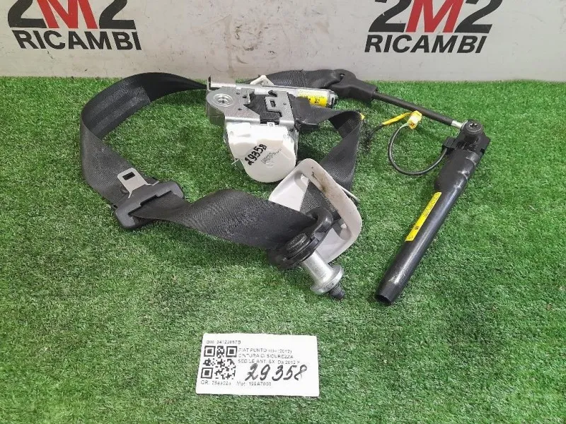 Cintura DI Sicurezza Sedile ANT SX 34123857B Fiat Punto III 2012