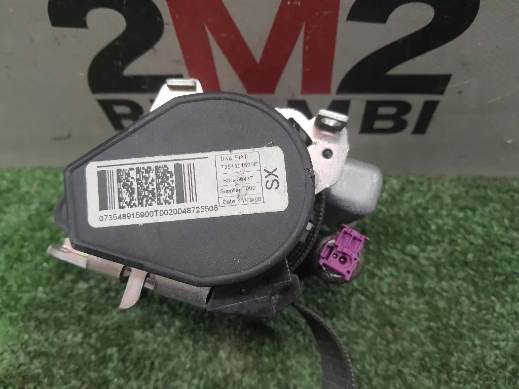 Cintura DI Sicurezza Sedile ANT SX 735489159 Fiat QUBO 2008