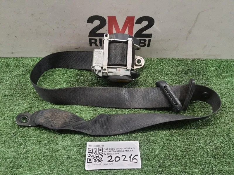 Cintura DI Sicurezza Sedile ANT SX 735489159 Fiat QUBO 2008