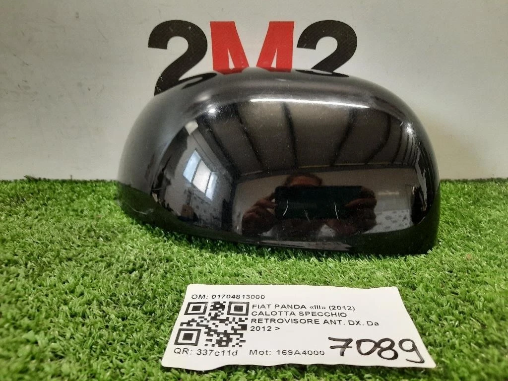Calotta Specchio Retrovisore ANT DX 01704813000 Fiat Panda III 2012