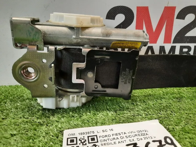 Cintura DI Sicurezza Sedile ANT SX 1893975 Ford Fiesta VI 2012