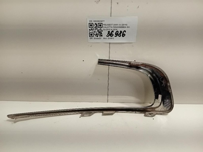 Calotta Fendinebbia SX 9802523577 1269584 Peugeot 2008 I 2016