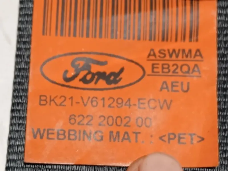 Cintura DI Sicurezza Sedile ANT SX BK21-V61294-ECW Ford Transit Custom I 2013