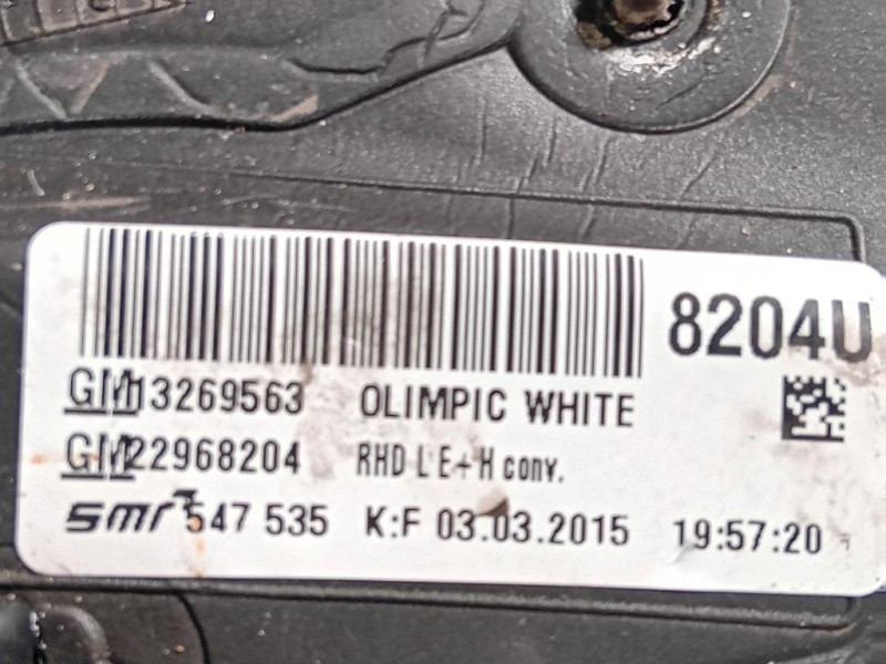 Retrovisore Esterno ANT SX 13269563 Opel Insignia A 2013