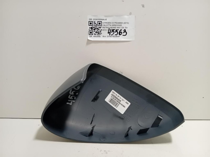 Calotta Specchio Retrovisore ANT DX 98034841VD Citroen C3 Picasso 2013