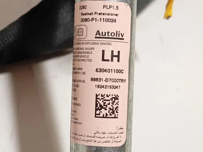 Cintura DI Sicurezza Sedile ANT SX 631533200630401100 Hyundai Tucson II 2015