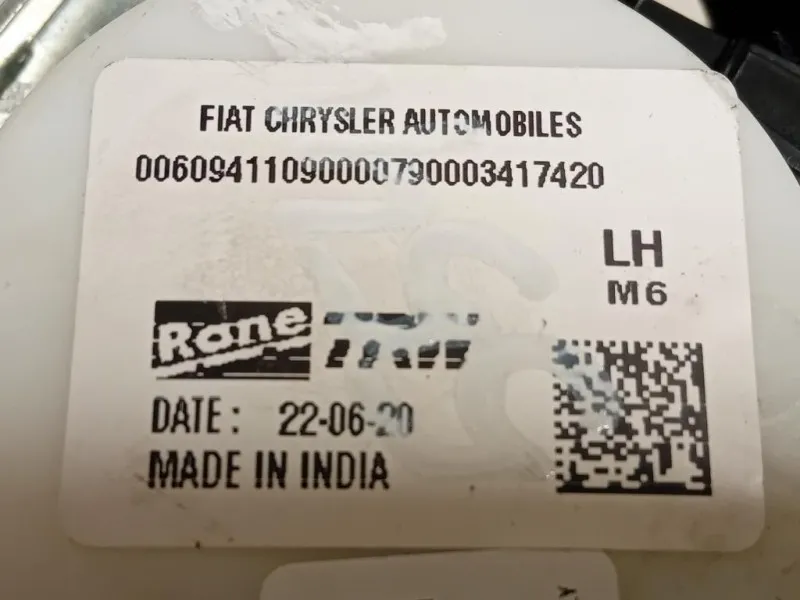 Cintura DI Sicurezza Sedile ANT SX 615134100D Jeep Compass III 2017