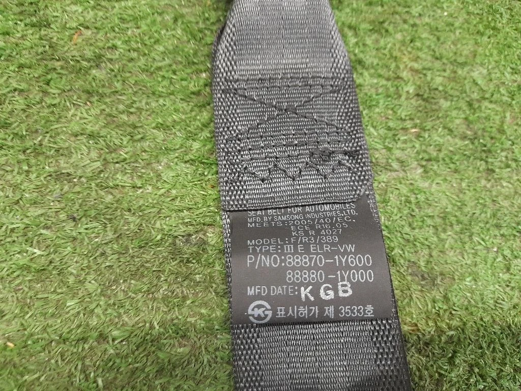 Cintura DI Sicurezza Sedile ANT SX 888701Y600 Kia Picanto III 2011