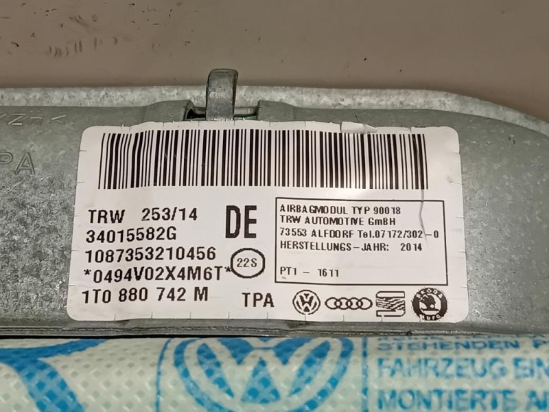 Air-bag A Tendina DX 1T0880742M Volkswagen Touran III 2010