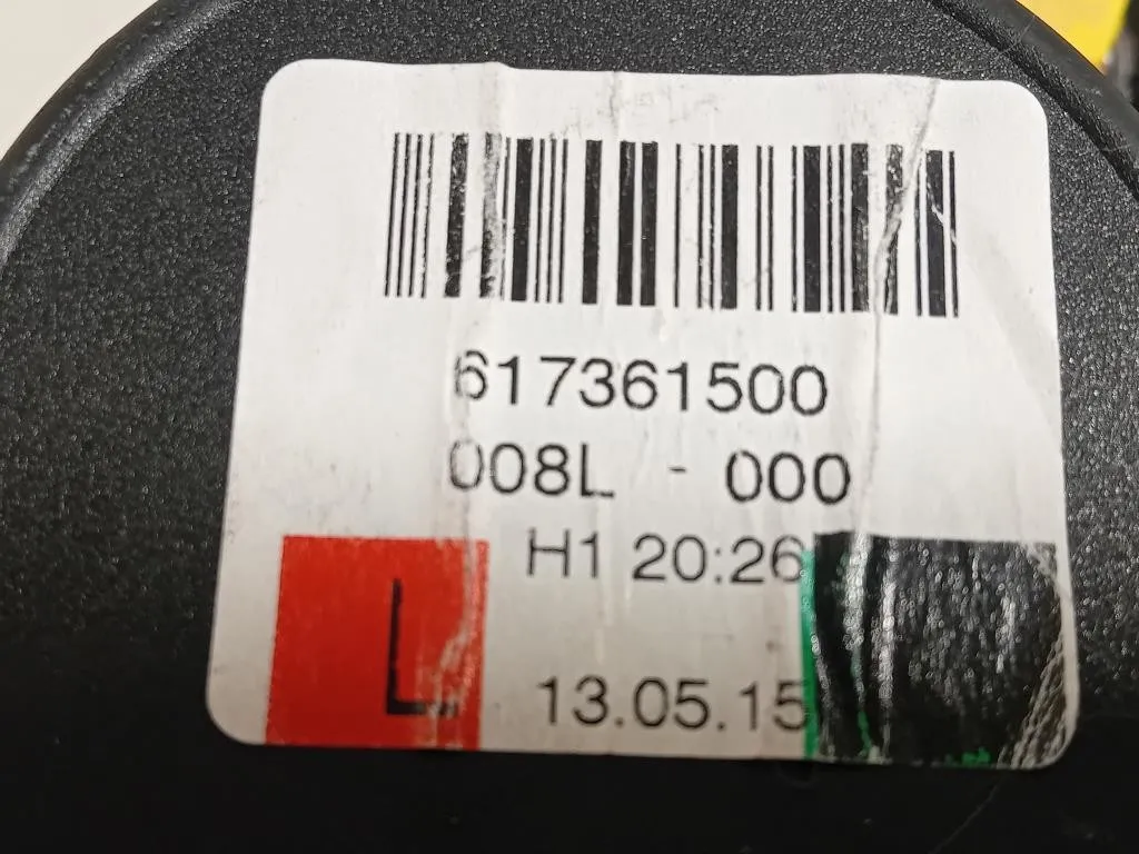 Cintura DI Sicurezza Sedile ANT SX 617361500 Lancia Ypsilon III 2011