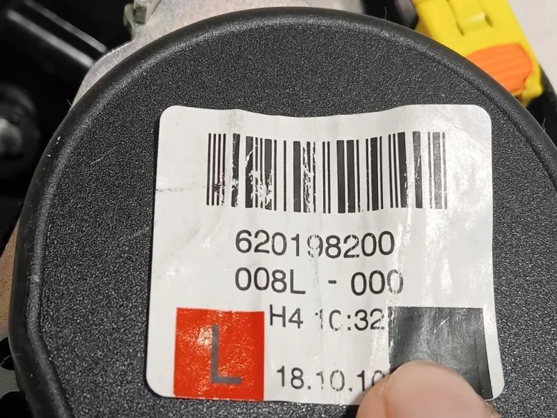 Cintura DI Sicurezza Sedile ANT SX 620198200 Land Rover Range Rover Evoque I 2015