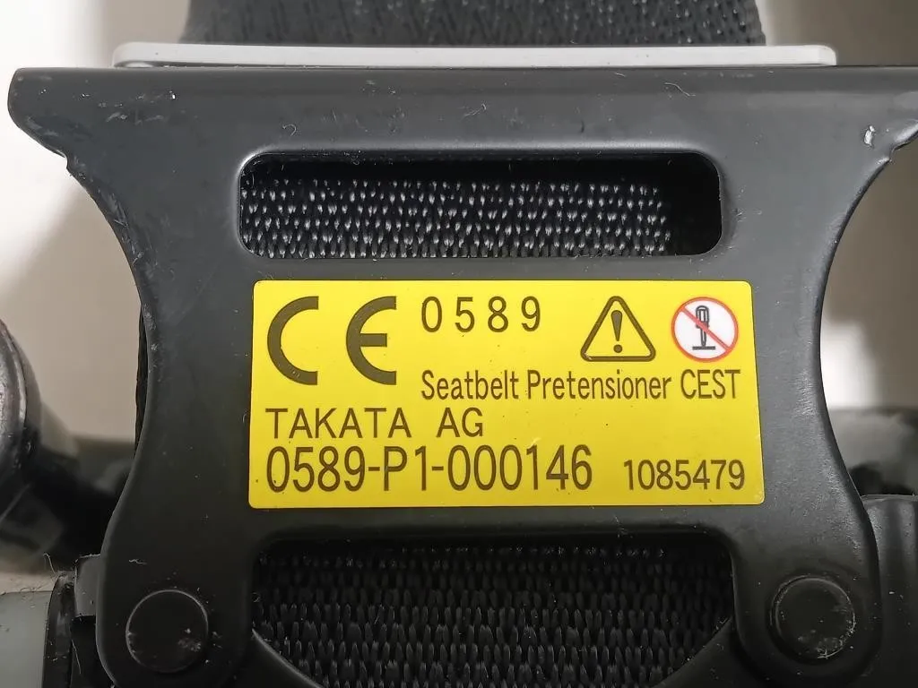 Cintura DI Sicurezza Sedile ANT SX 0589-P1-000146 Mazda 3 III 2014