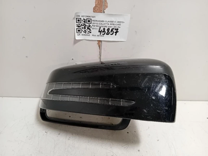 Calotta Specchio Retrovisore ANT DX A2129067301 Mercedes Classe E W212 2013