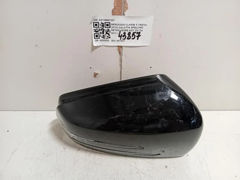 Calotta Specchio Retrovisore ANT DX A2129067301 Mercedes Classe E W212 2013