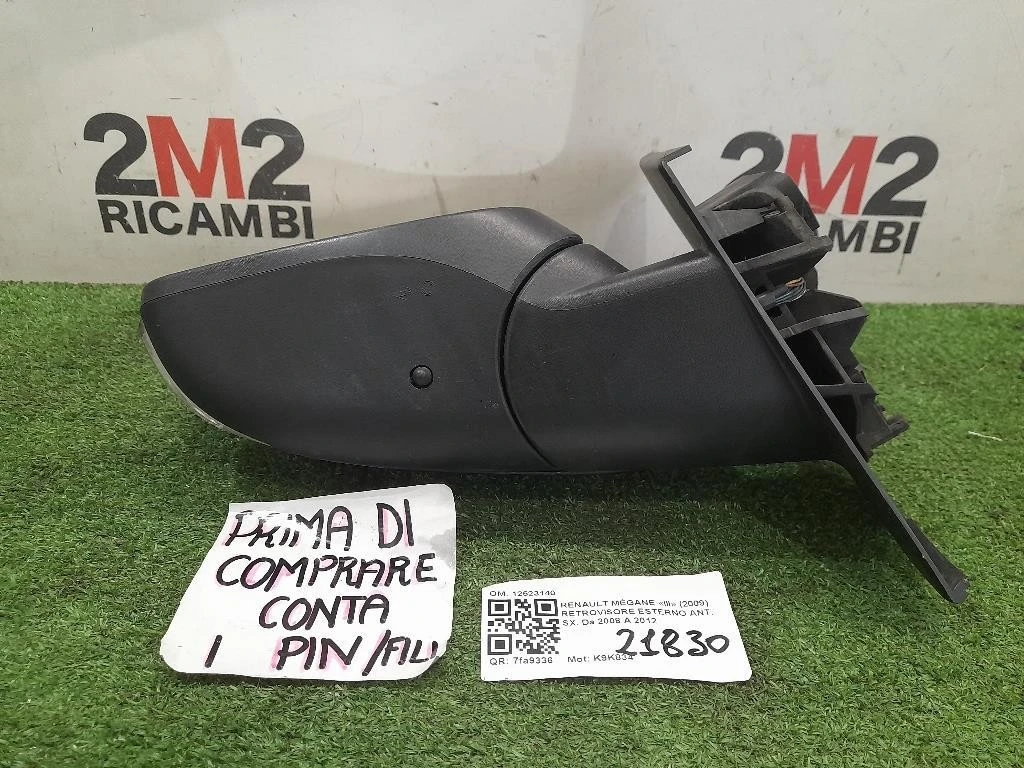 Retrovisore Esterno ANT SX 12523140 Renault Mégane III 2009