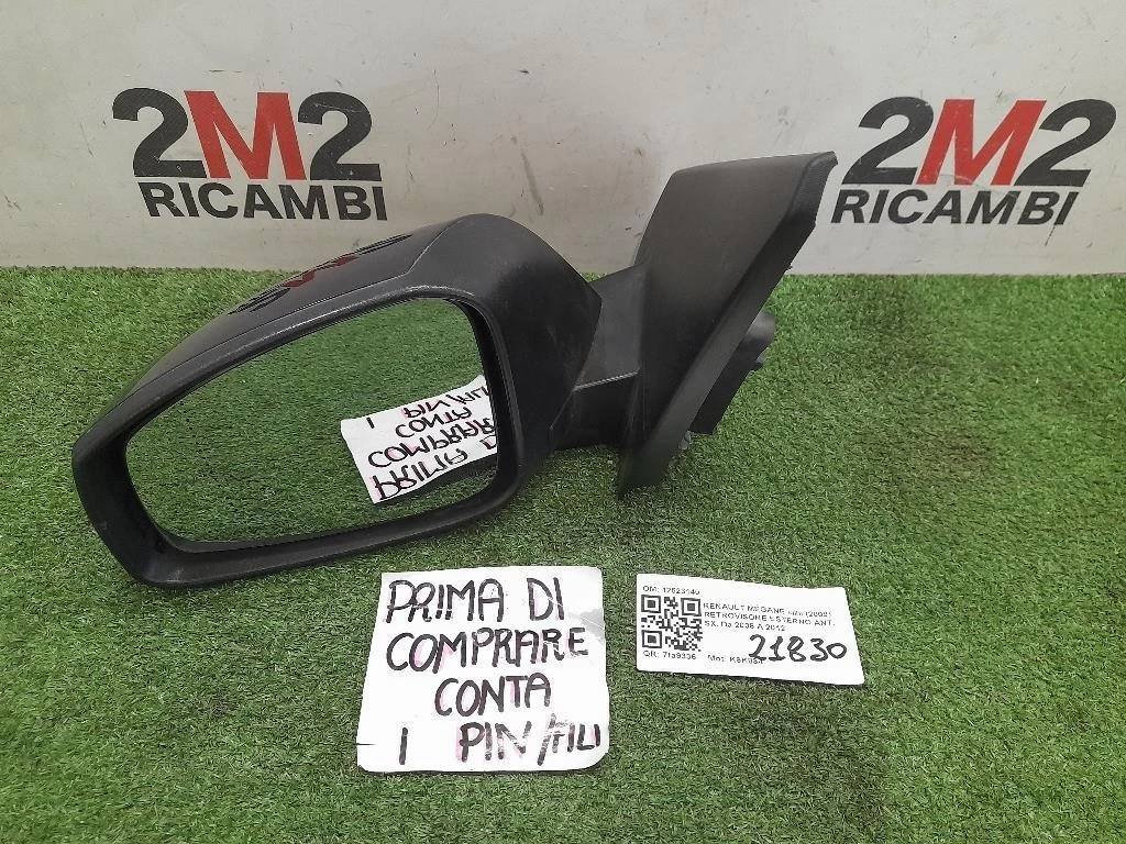 Retrovisore Esterno ANT SX 12523140 Renault Mégane III 2009