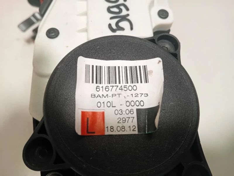 Cintura DI Sicurezza Sedile ANT SX 616774500 Mercedes Classe C W204 2007