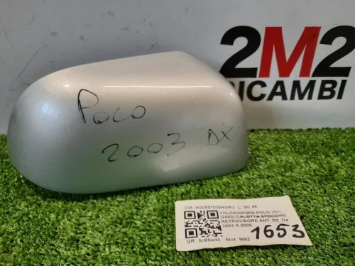 Calotta Specchio Retrovisore ANT DX 6Q0857538AGRU Volkswagen POLO IV 2002