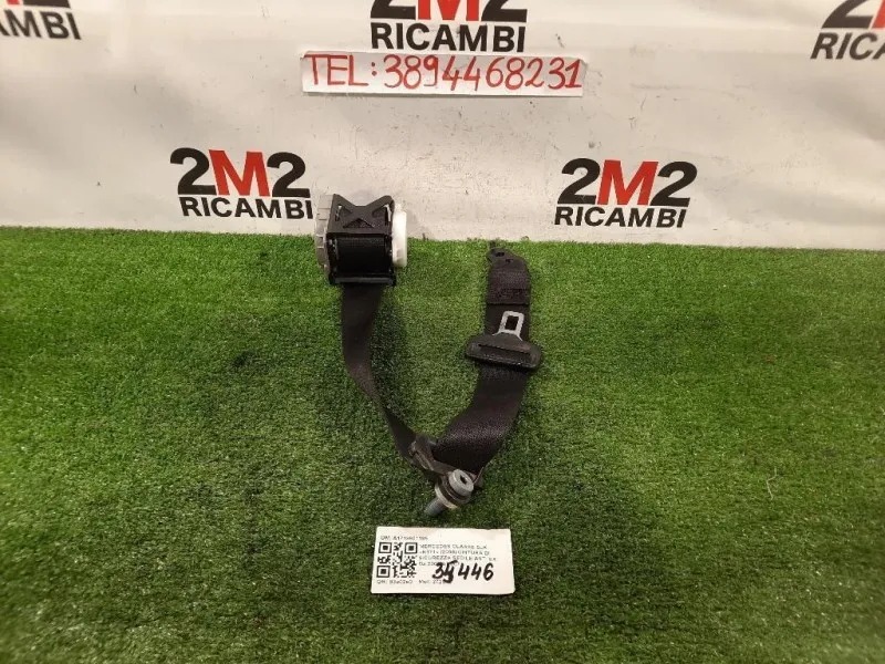 Cintura DI Sicurezza Sedile ANT SX A1718601185 Mercedes Classe SLK R171 2008